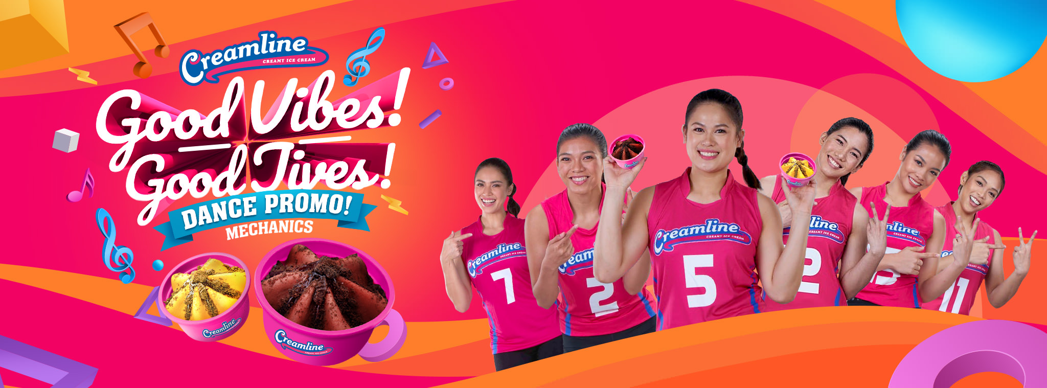 Creamline Good Vibes! Good Jibes! Dance Promo!